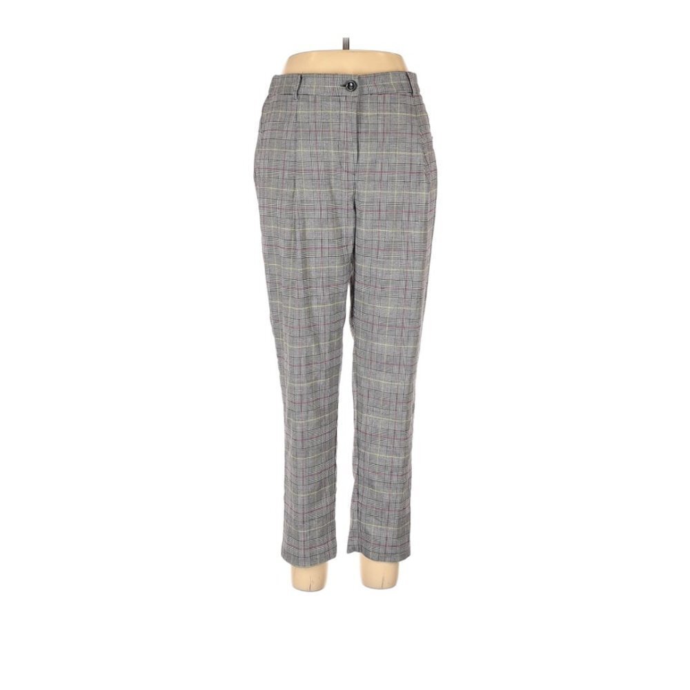 Vince Camuto High waist Plaid print Dress Pants‎